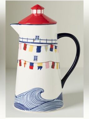 NWT - Maritime Lighthouse Pitcher